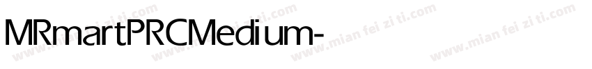 MRmartPRC Medium字体转换